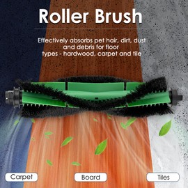 (22 Pack) Accessories for irobot Roomba Vac Robot Vacuum Q0120, Vacuum 2 Essential Robot Q052 Robot Vacuum and Mop Combo Y0140 Y0110 Q011, 2 Roller Brushes, 4 Mop Pads, 8 HEPA Filters, 8 Side Brushes