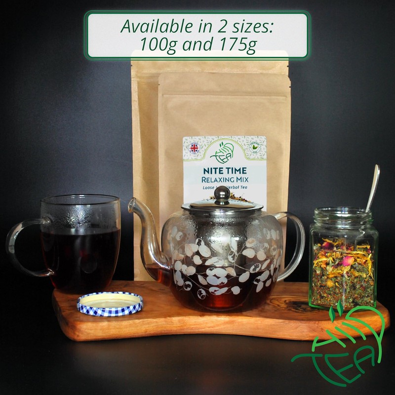 Nite Time Premium Herbal Loose Tea – Mood & Relaxation