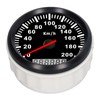 Trisar GPS Speedometer, 85mm/3.35in, IP67 Waterproof, Red Backlight for Yacht,