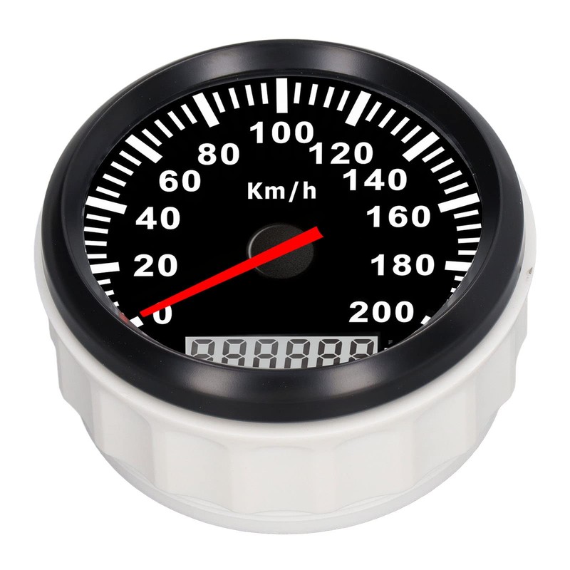 Trisar GPS Speedometer, 85mm/3.35in, IP67 Waterproof, Red Backlight for Yacht,