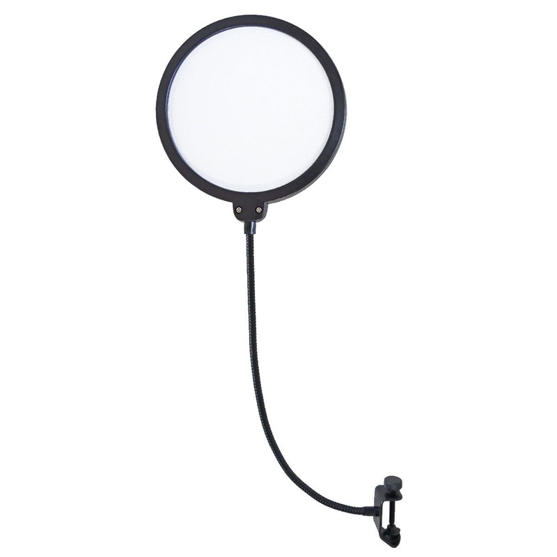 keepdrum EMH019WH Microphone Pop Filter Popkiller White