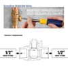 Midline Valve 842S234 Premium Brass Ball Valve with Screwdriver Slotted