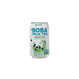 (Pack of 24) DaoHer Matcha BOBA Milk Tea Multipack || Japanese Matcha || Konjac BOBA || No.1 Canned BOBA Brand