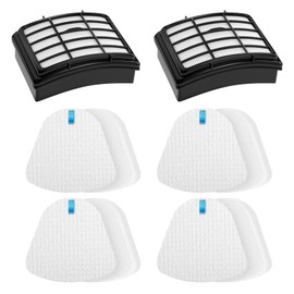 2 + 4 Pack Filters for Shark Vacuum Navigator Lift Away Filter Replacement NV350 NV351 NV352 NV355 NV356E NV360 UV440 UV540 XFF350 XHF350