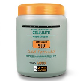 GUAM Anti-Cellulite Mud Cold Formula – Seaweed Body Wrap for Legs & Thighs – Skin Tightening, Lymphatic Drainage & Water Retention Relief (2.2 Lb)