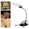 5X/10X Desktop Magnifying Glass with LED Light Adjustable Reading Jewelry