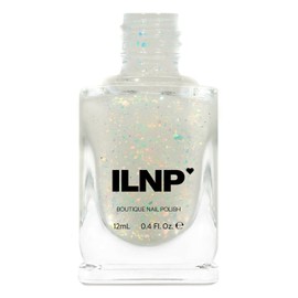 ILNP Encore - Glowing Orange, Green Color Shifting Iridescent Flakie Topper Nail