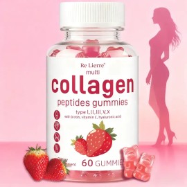 Women’s Sugar-Free Collagen Gummies – Hydrolyzed Collagen Peptides with JY for Skin, Hair & Nails