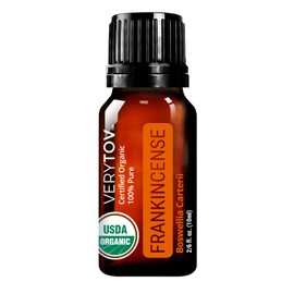 Premium USDA Organic Frankincense (Boswellia Carterii) Essential Oil - 100% Pure Natural Undiluted, for Aromatherapy Diffuser