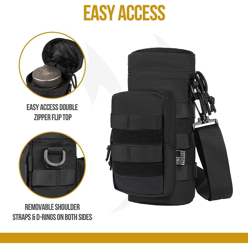 OneTigris Sniper Bottle Pouch 1000D Nylon Tactical EDC Water Bottle