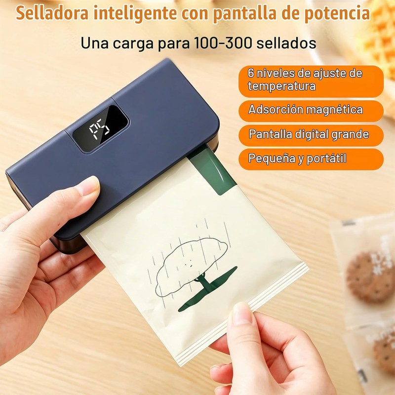 Mini Sellador Y Cortador De Bolsas OBEST 73912 2 en