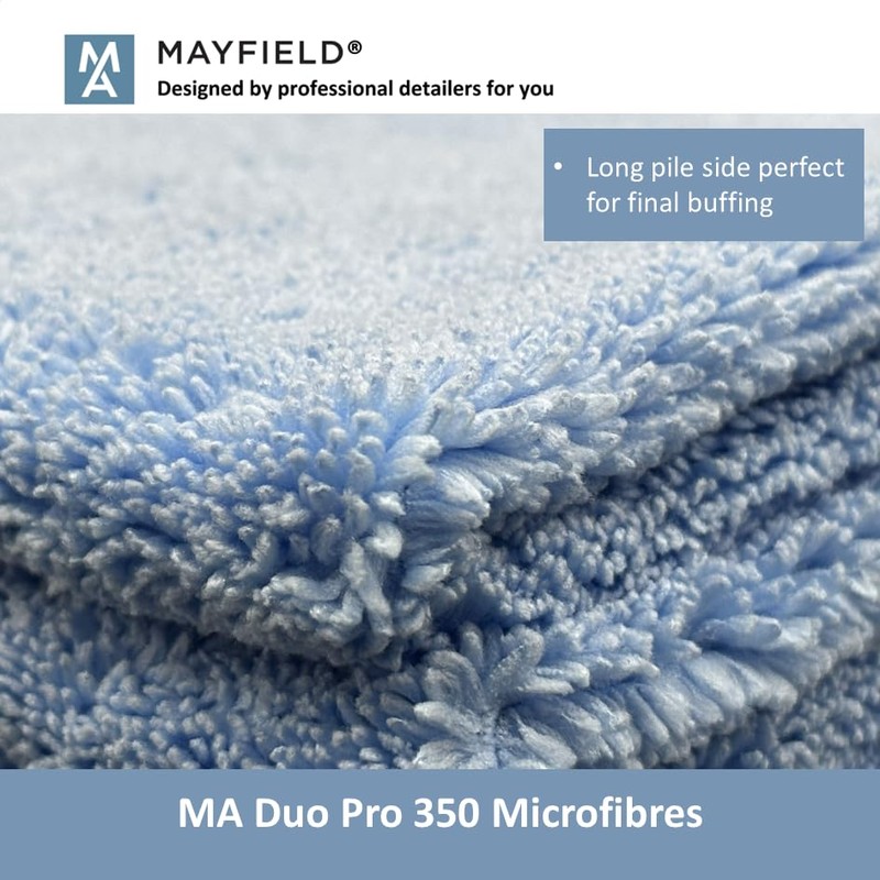 Microfibre Polishing Cloths x 5-350gsm, 40cm x 40cm, Car Cleaning,
