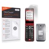 BoxWave Screen Protector Compatible with Jitterbug Flip - ClearTouch Anti-Glare