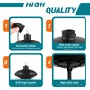FAN-Torches 6 Pack Wall Mounted Citronella Torches, 18 oz Garden