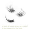 DIY Eyelash Extension, Glue Bonded Band Individual Lash 12 Clusters