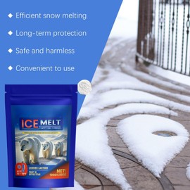Snow Melt for Driveway, Concrete Friendly Efficient Ice Melter, Snow Removal Tool, User-Friendly Winter Gear for Driveways, Sidewalks, Stairs