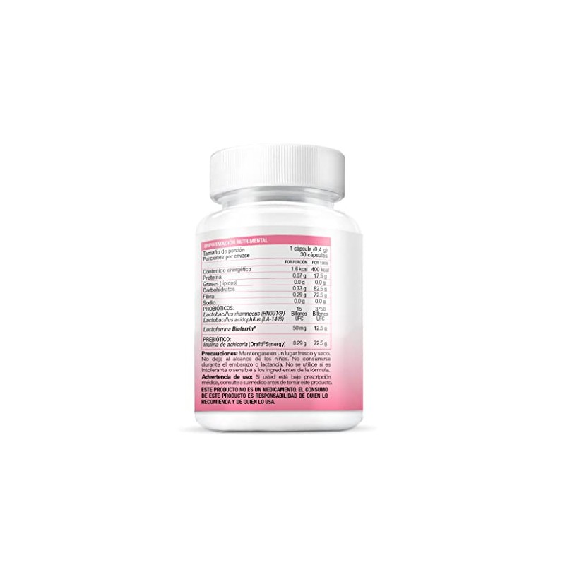 Bio Probióticos Women Billones Ufc Hierro Bioferrin Cepas Especializadas Mujer