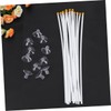 OFFSCH 10pcs Desktop Decor Mini Flag Holder Wall Mounted Holder