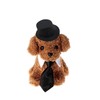 2pcs Pet Gentleman Hats Set, Top Hat and Adjustable Formal