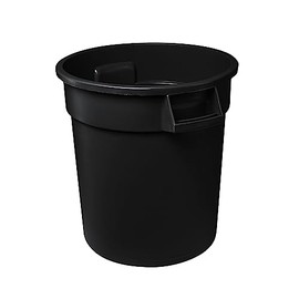 Zedfire Indoor Trash Can, 32 Gallon Black Round Commercial Trash Can, Kitchen Waste Bin, Trash Bin, Durable Wastebasket, Garbage Can, Waste Receptacle, (Art.5)