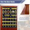 Loghot Numbered Classroom Sundries Closet Pocket Chart for Cell Phones