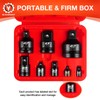BLACKROBOT 8PCS Impact Socket Adapter Set, 1” 3/4” 1/4" 3/8"