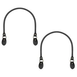 Murtenze 2 Pack 24 Inch Purses Straps, Soft Cow Leather Straps, Leather Handbag Handles Black Replacement Purse Strap, Handles for Bags DIY Making Accessories.