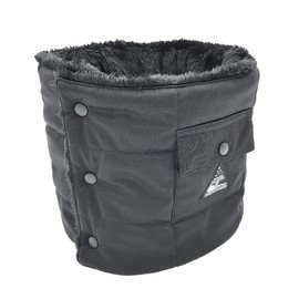 White Field Design Inner Bore, Snap Button, Pockets, Open Front, Padding, Neck Warmer, Outdoors, Thermal, Cold Protection, Winter, Sports, Men's, Women's, Unisex, Military Fishing, Type A Black