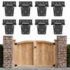 Dreamxiang 3.5 Inch Heavy Duty Gate Hinges, Gate Hinges for
