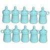 1" Baby Boy Milk Bottle Pendant Charms, 10pc Set Mini