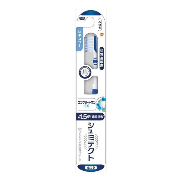 Shumitect Complete One EX Toothbrush, Hypersensitivity Care, Regular (Normal), 1 x *Color cannot be selected
