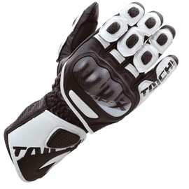 [RSタイチ] GP-X レーシング グローブ ロードレース レザー ホワイト/ブラック M [NXT053]