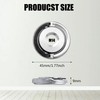 LIAMGUS 2 Pcs M14 Quick Release Self Locking Flange Nut,