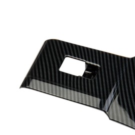 crosselec Carbon Fiber Window Lift Switch Panel Rear Cup Holder Cover Trim for 2019-2024 Honda Passport for 2016-2022 Pilot