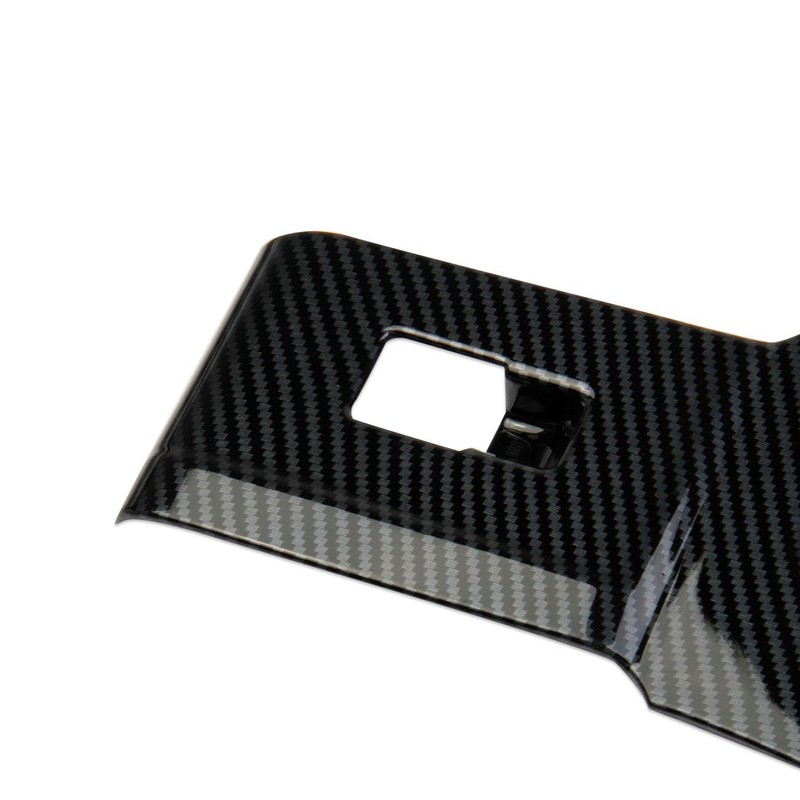 crosselec Carbon Fiber Window Lift Switch Panel Rear Cup Holder