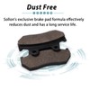 SOLLON Front and Rear Brake Pads for Honda 1500 GL1500