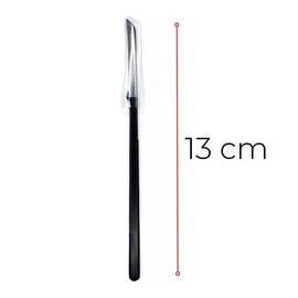 Rascador de Pies Cuchillo Pedicura Herramienta de Pedicura Rascador Kit Manicura Raspador Limpiador de Acero Inoxidable Cuidado de Pies Callos Exfoliante (Black -13cm, 5)