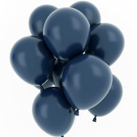 Navy Blue Balloons 12 Inch 50 Pcs Baby Shower Party Balloons Happy Birthday Decoration Balloons Gender Reveal Wedding Party Decoration