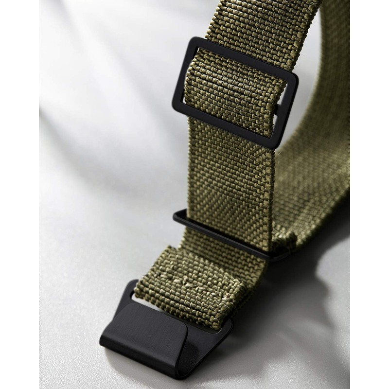 BINLUN Elastic Fabric Nylon Watch Band Waterproof Military Replacement Watch