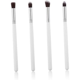 NOLITOY 4piezas Pinceles Para Sombras De Ojos Difuminar y Aplicar Herramienta De Maquillaje Para Uso Profesional Ojos Labios y Base