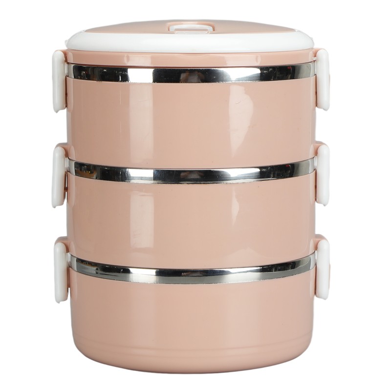 Portable 304 Stainless Steel Bento Lunch Box Thermal Cylinder Lunch