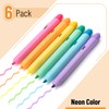 Mr. Pen- Colorful Highlighters Set, 6 Pack, Assorted Colors, Retractable