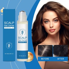 2PCS Cuidado del cabello de romero,Serum de cuidado denso del cabello cabelludo Roll On,El suero del cuero cabelludo aumenta el flujo de oxígeno,Mujeres y hombres,25ML / 0.85FL.0Z