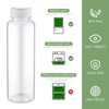 Tanlade 200 Pack Plastic Juice Bottles with Caps Clear Reusable