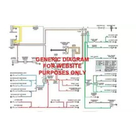 1973 73 Triumph TR6 Full Color Laminated Wiring Diagram 11" X 17"