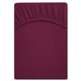 NatureMark Winter Thermal Fleece Fitted Sheet in Many Colours and Sizes Bed Sheet 90 x 190 to 100 x 200 cm Bordeaux Red