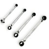 LEPEVNEY Ratcheting Wrench 4-In-1 Double Box End Wrench Ratchet Spanner,
