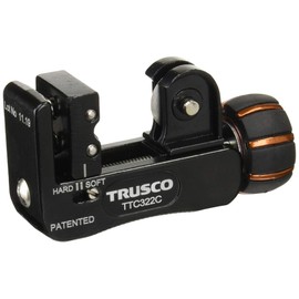 TRUSCO TTC322C Mini Tubing Cutter (with Auto Feed Function), Chrome Plated Blade