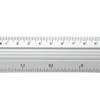 Regla Metálica Resistente, 30 cm, Plateada
