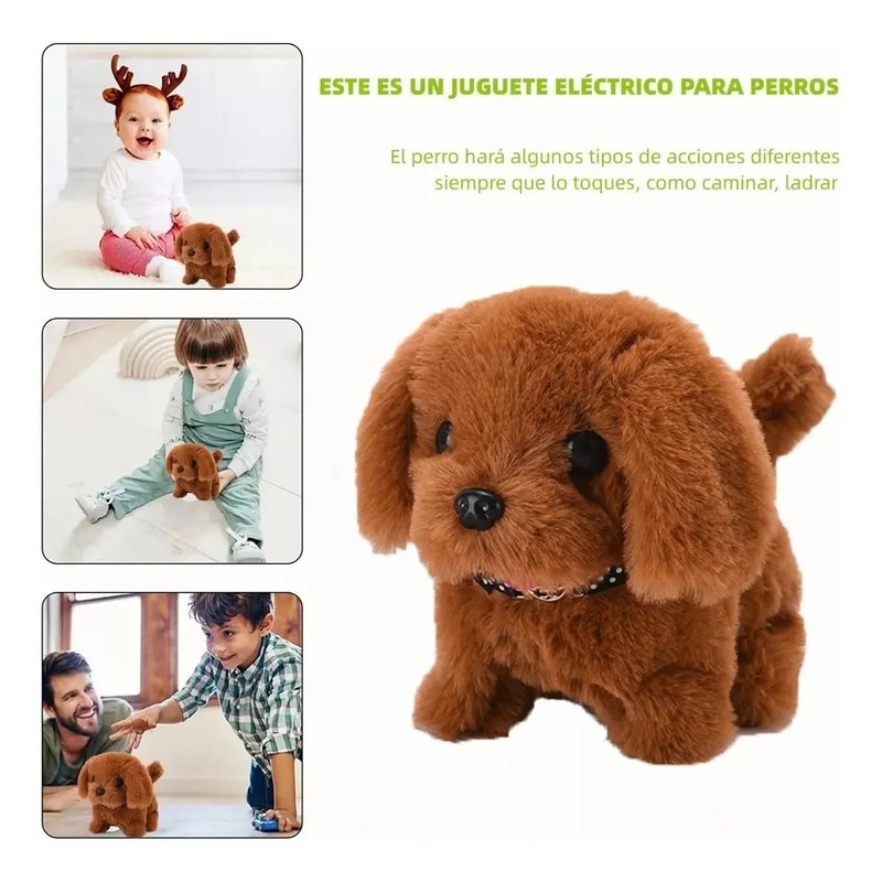 Perro Robots De Juguete Labrador Peluche,ladra Y Camin